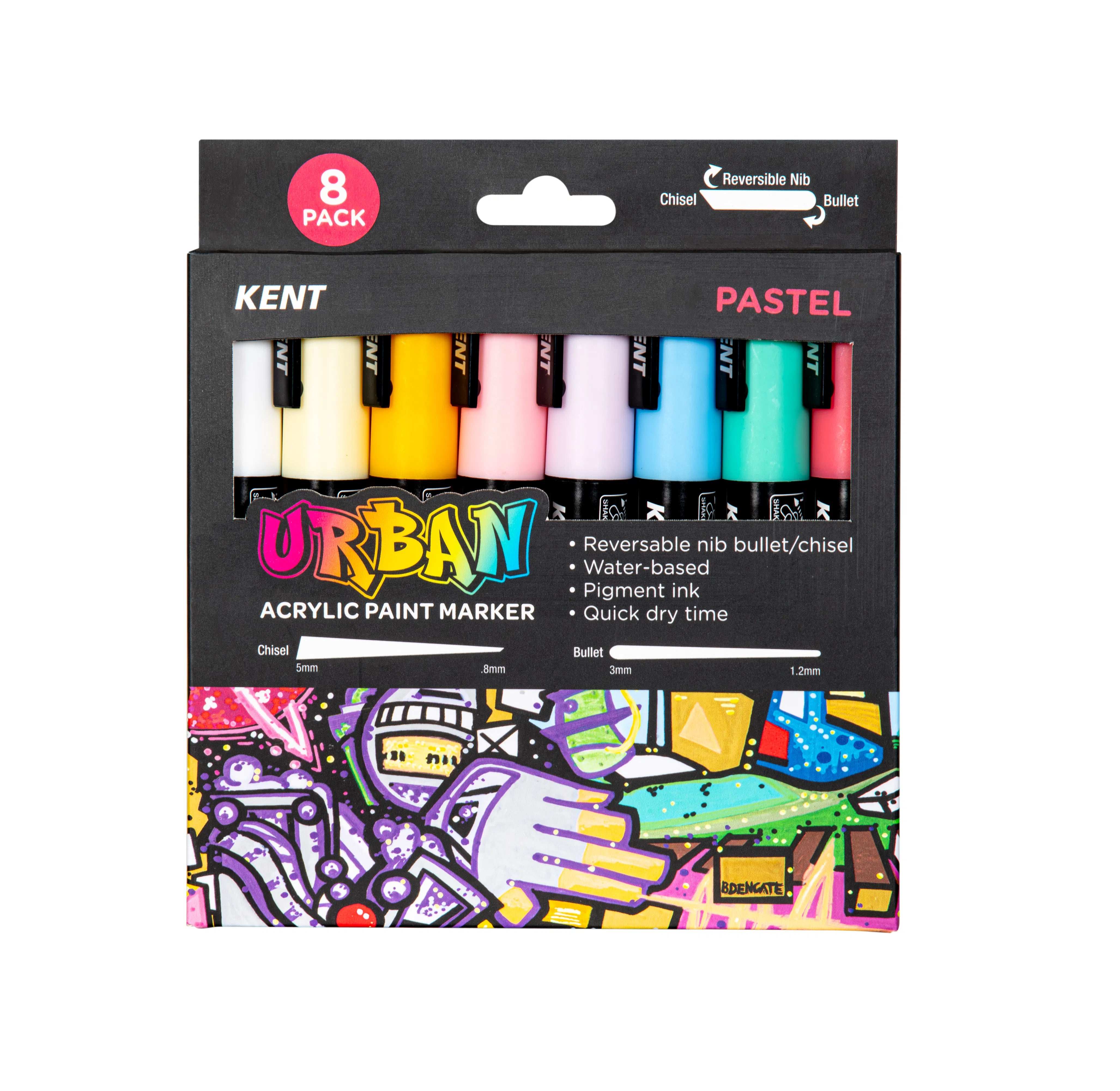 Marker Sets Medium Pastel Pack 8